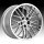 Cray Eagle Machined Silver Custom Corvette Wheels